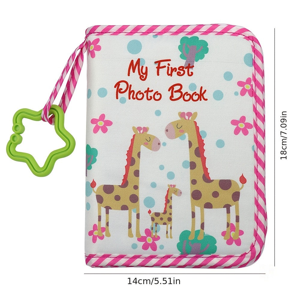 Giraffe Themed Photo Album – Sustainable Memory Book for Baby's First Photos