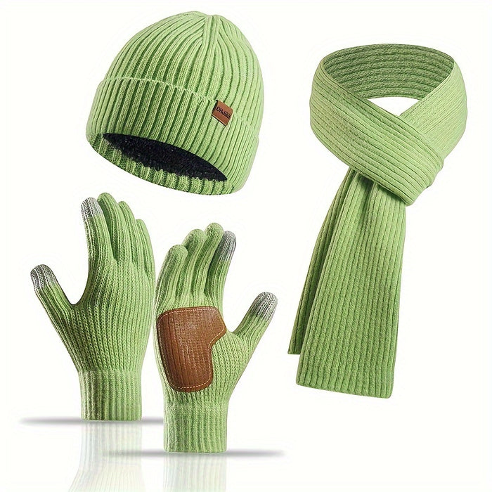 Winter Bliss Set - Beanie, Scarf and Gloves for Couples - Warm and Stylish