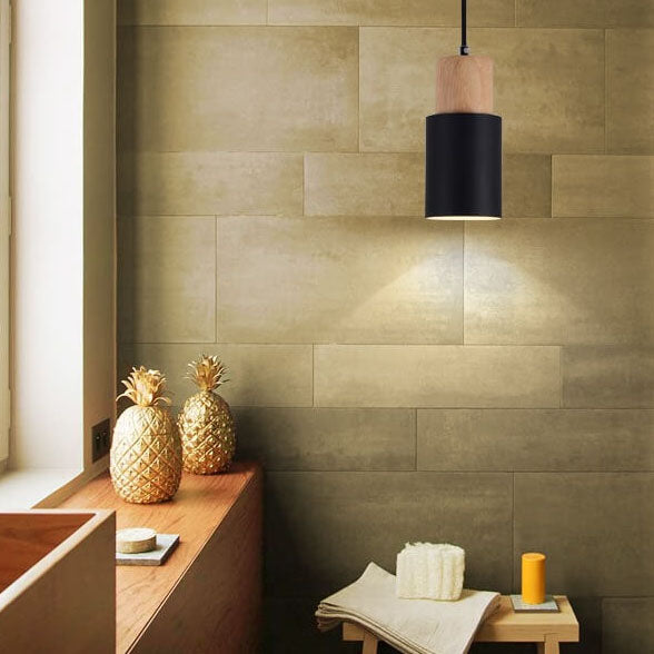 Minimalistic LED Cylinder Pendant Light – NordicGlow
