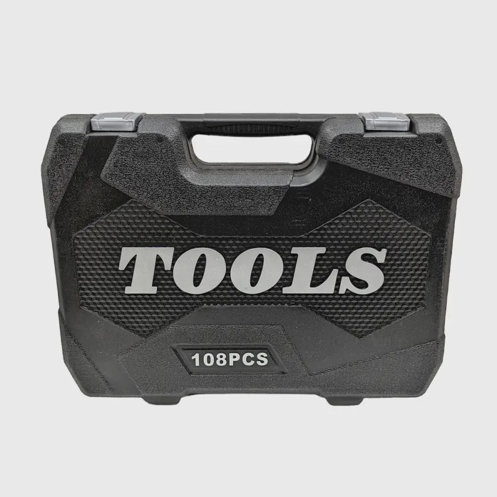 108-Piece Ratchet Spanner Set in Chrome Vanadium – TorqueMaster