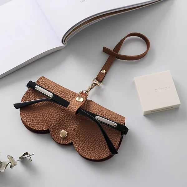 Soft Leather Sunglasses Case