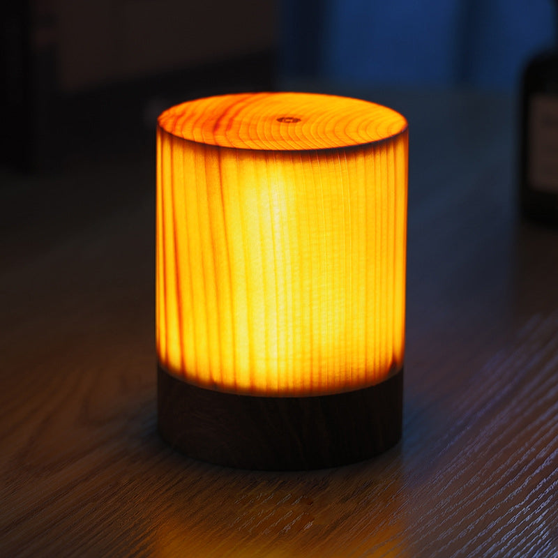 Stylish LED Table Lamp – WoodGlow
