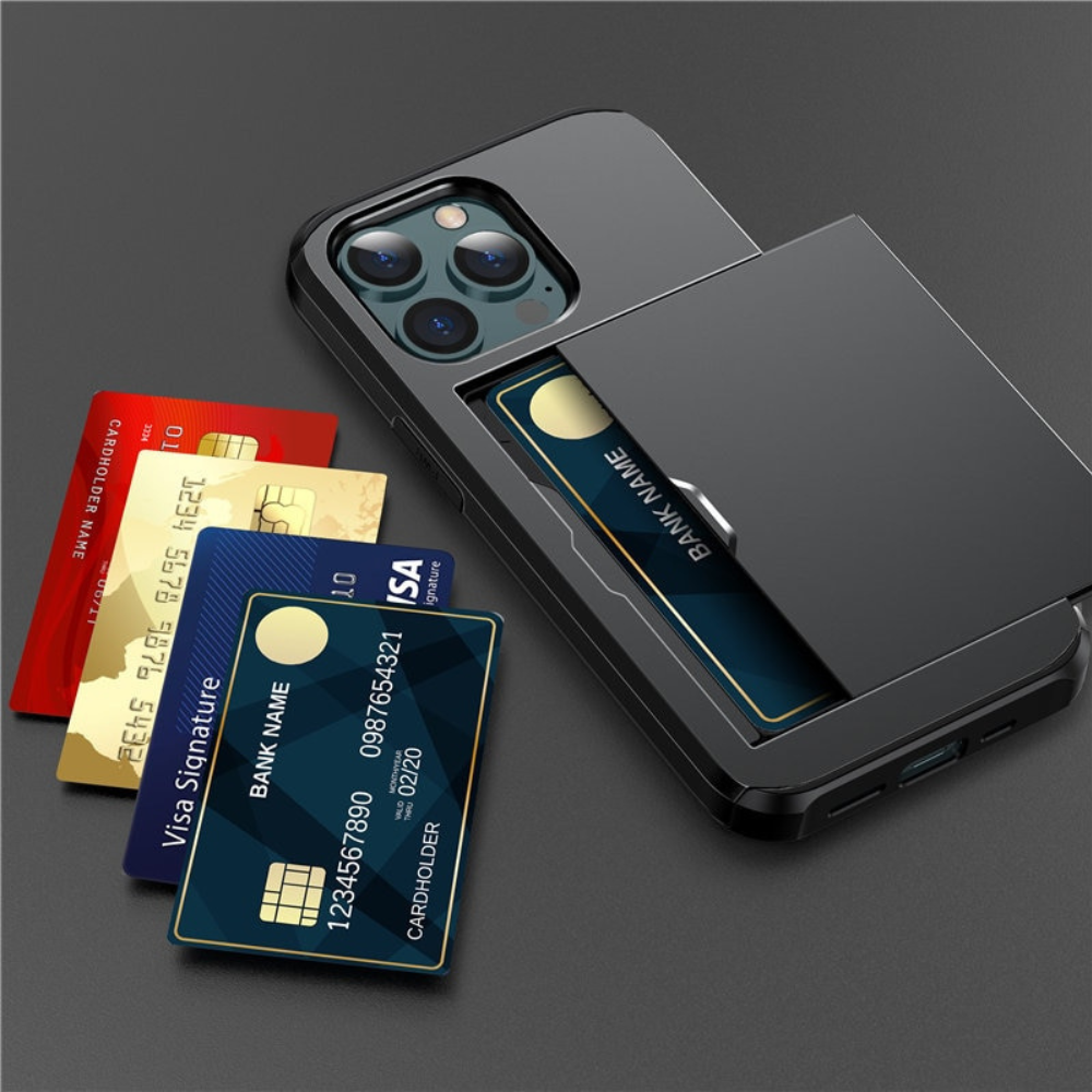 MobuLux | iPhone Wallet Case | Luxury Phone Case with Card Slot and Protection