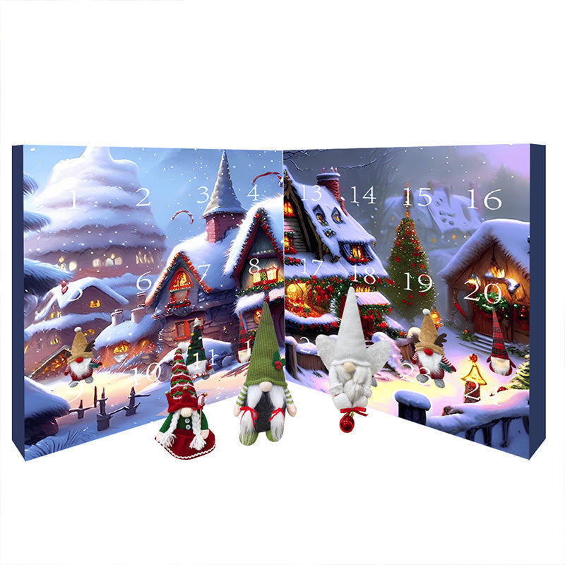 FestiviChic Gnome Countdown Calendar | Premium Advent Calendar for Holiday Décor