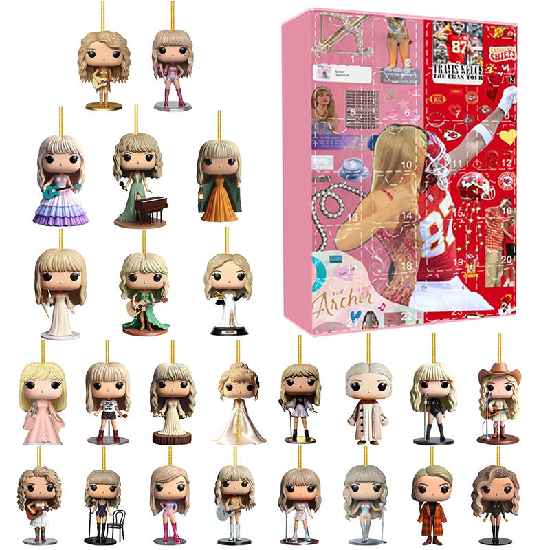 IconCharm Taylor Swift Advent Calendar | Festive 24-Day Countdown with Unique Collectibles