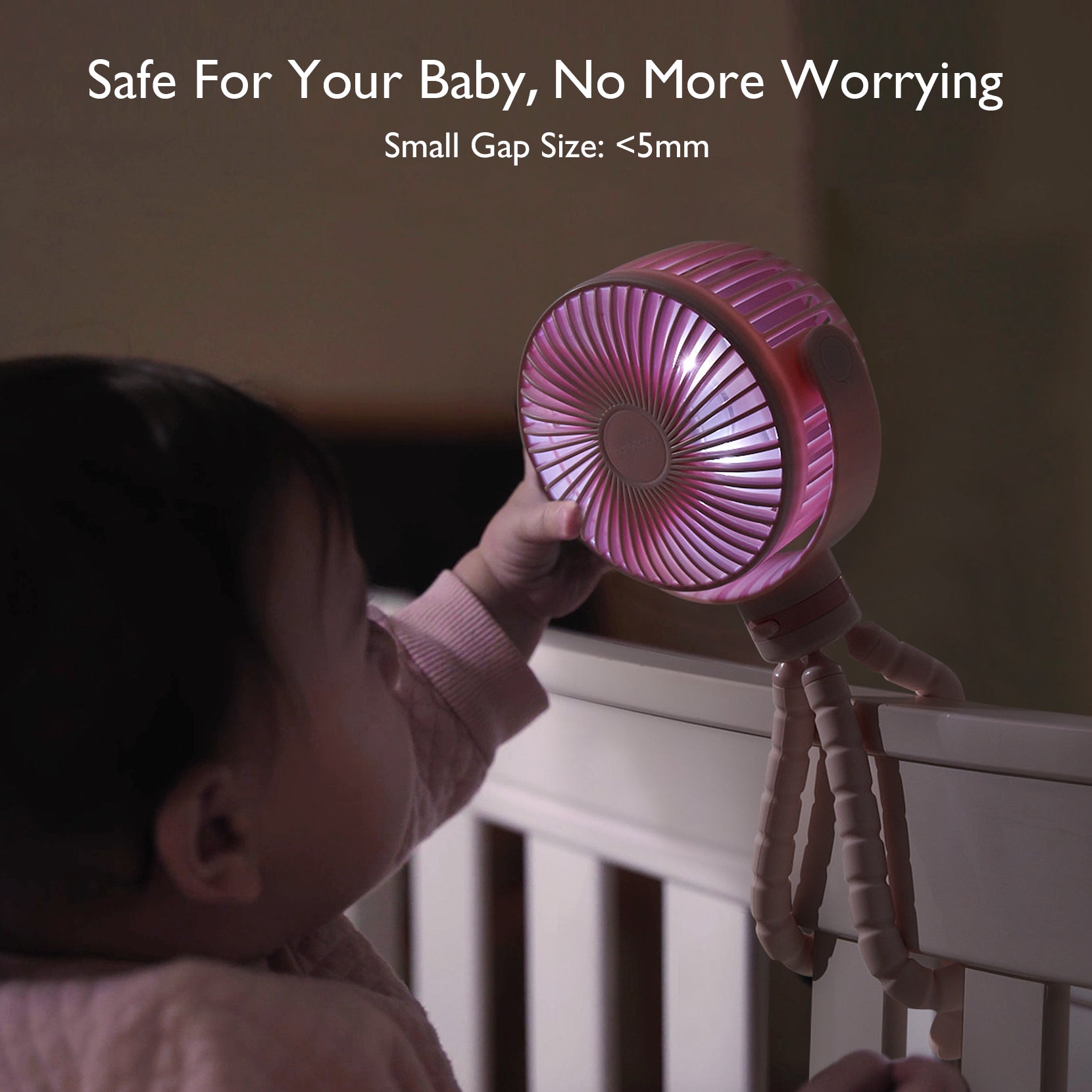 USB Rechargeable Handheld Cooling Fan for Travel