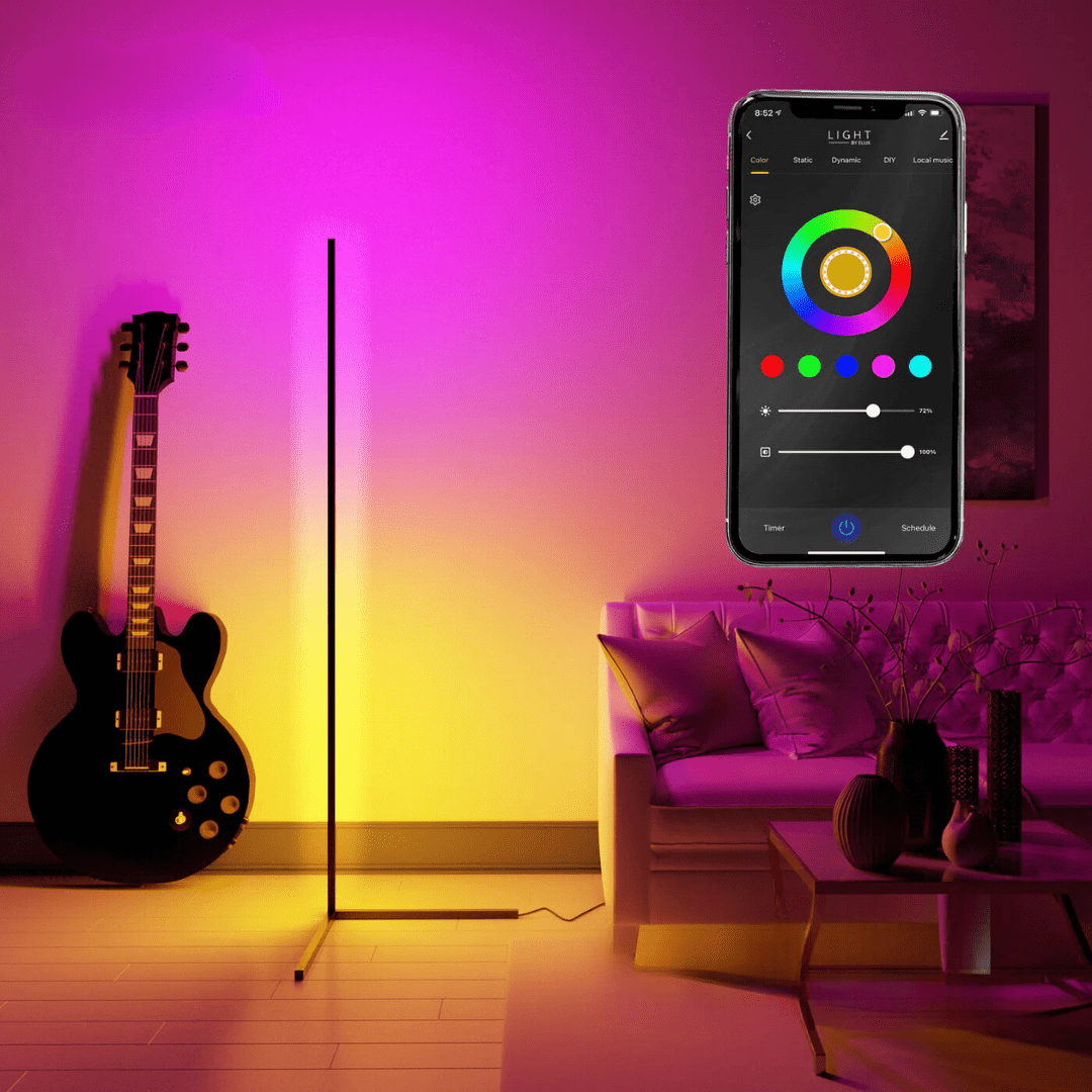 Dimmable LED Floor Lamp – Luxury Lighting with 1+ Million Colours