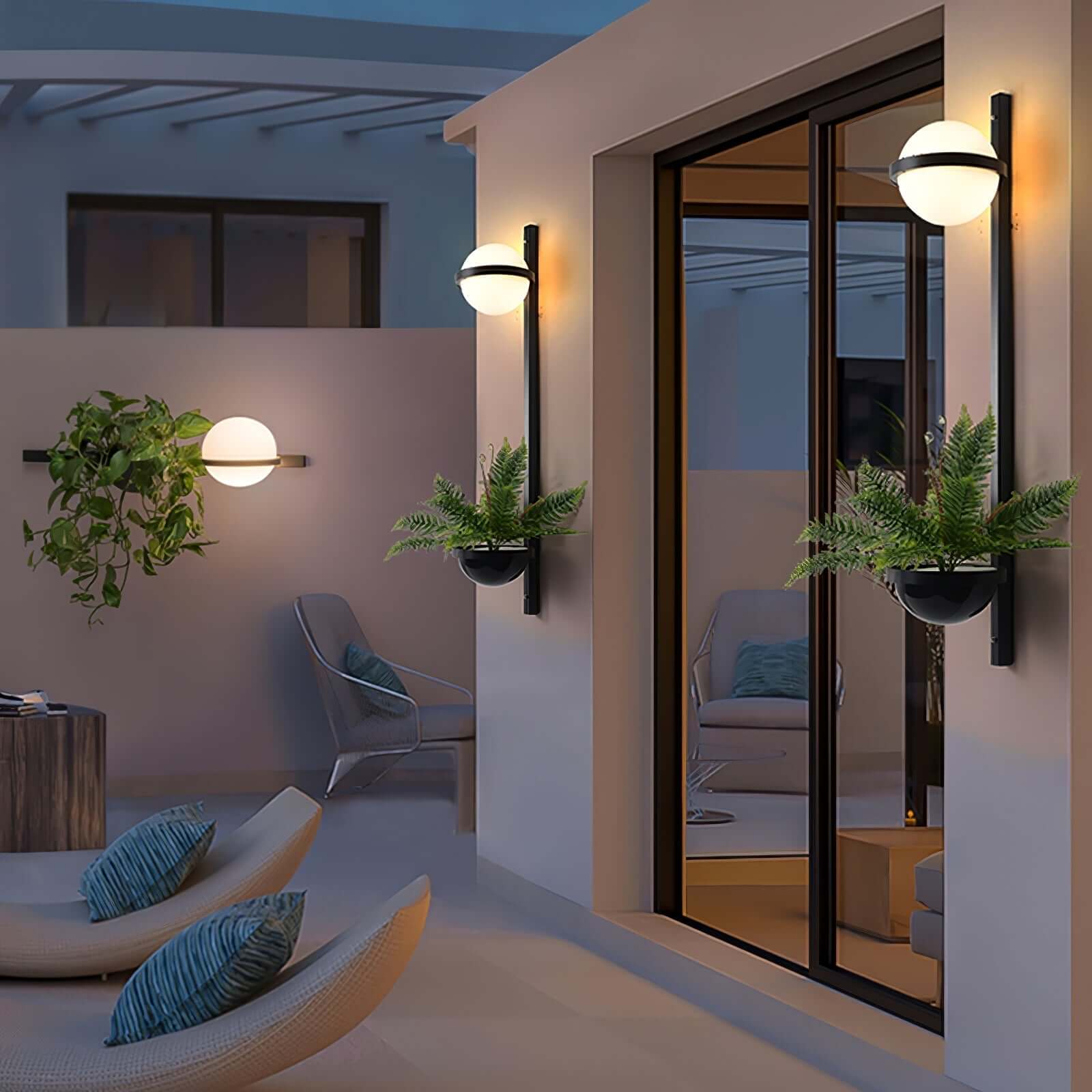 Modern Outdoor Wall Light - Waterproof