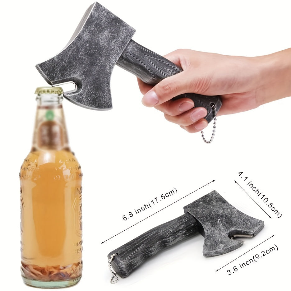 Battle Axe Bottle Opener – Robust Design with Textured Handle