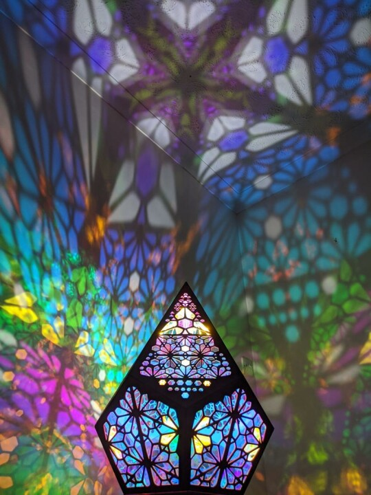 SereniShine Diamond Star Lamp | Adjustable bohemian-style LED light for serene living