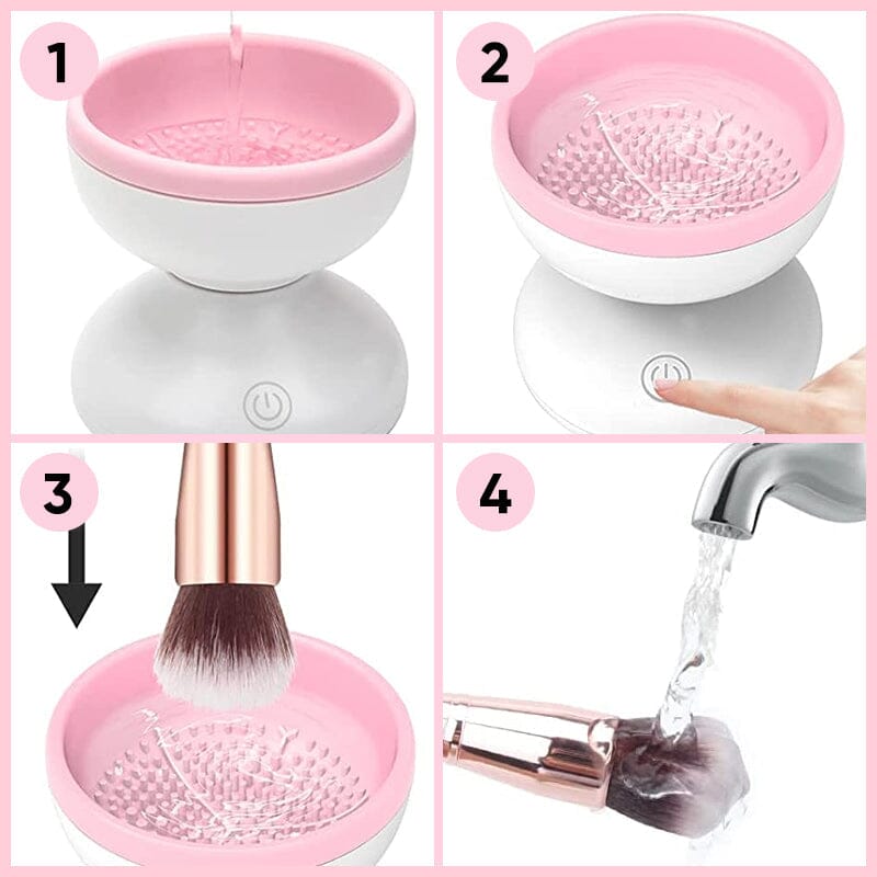 Electric Makeup Brush Cleaner - Quick and Thorough Cleaning