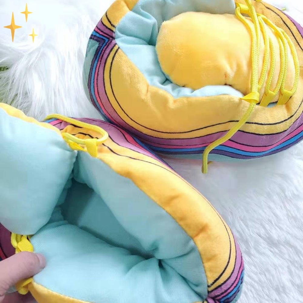 ComfySneak Slippers – Large Sneakers in Trendy Coloured Designs with Anti-Slip Sole for Ultimate Comfort at Home