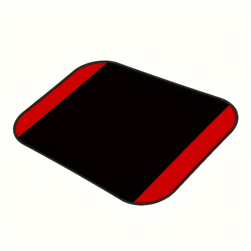 Polyester Floor Mats with Red Vertical Stripes – Non-Slip and Washable for Any Vehicle