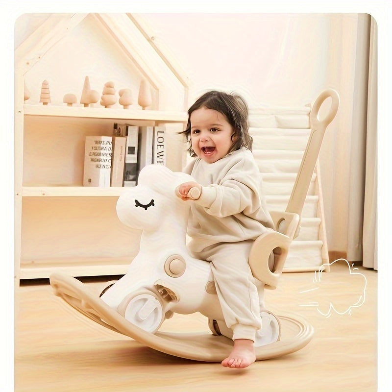 2-in-1 Baby Rocking Horse and Ride-On - Safe and Fun Toy