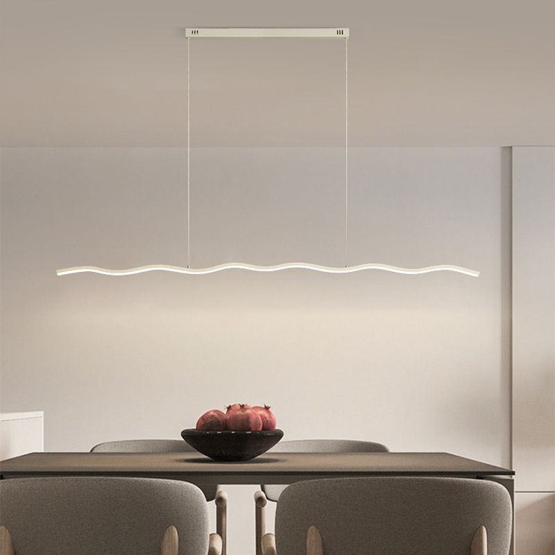 LED Pendant Light with Modern Wave Line Design – WaveGlow
