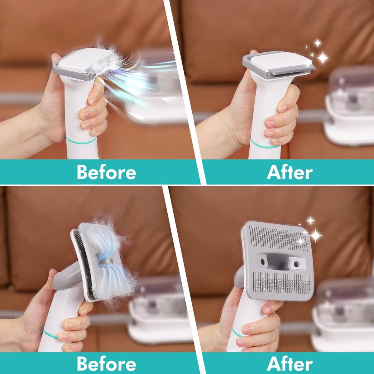 ShedVac Pro - Pet Grooming Kit with Suction Function and Trimmer