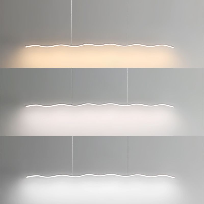 LED Pendant Light with Modern Wave Line Design – WaveGlow