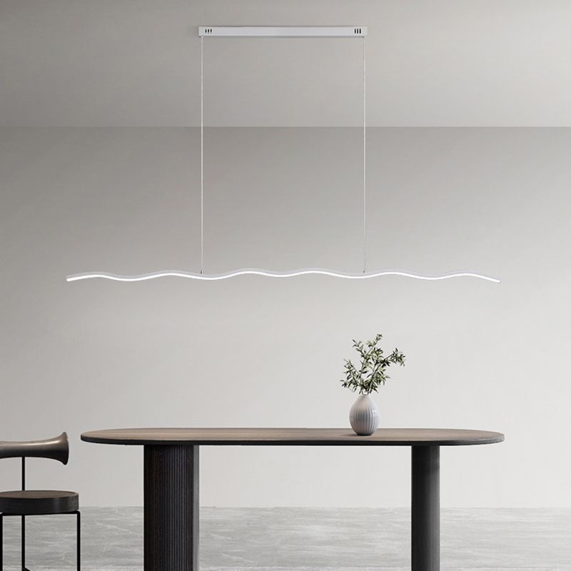 LED Pendant Light with Modern Wave Line Design – WaveGlow