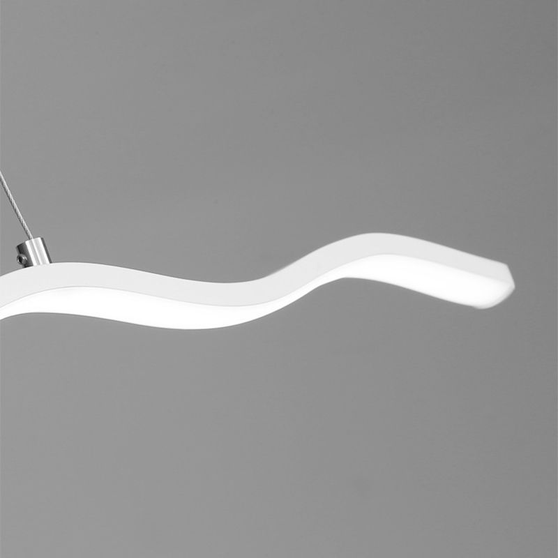 LED Pendant Light with Modern Wave Line Design – WaveGlow