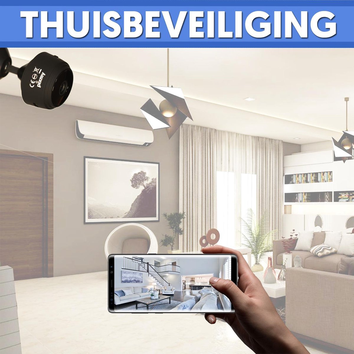 CamSpy - Mini Security Camera - HD - 1080P - Wireless