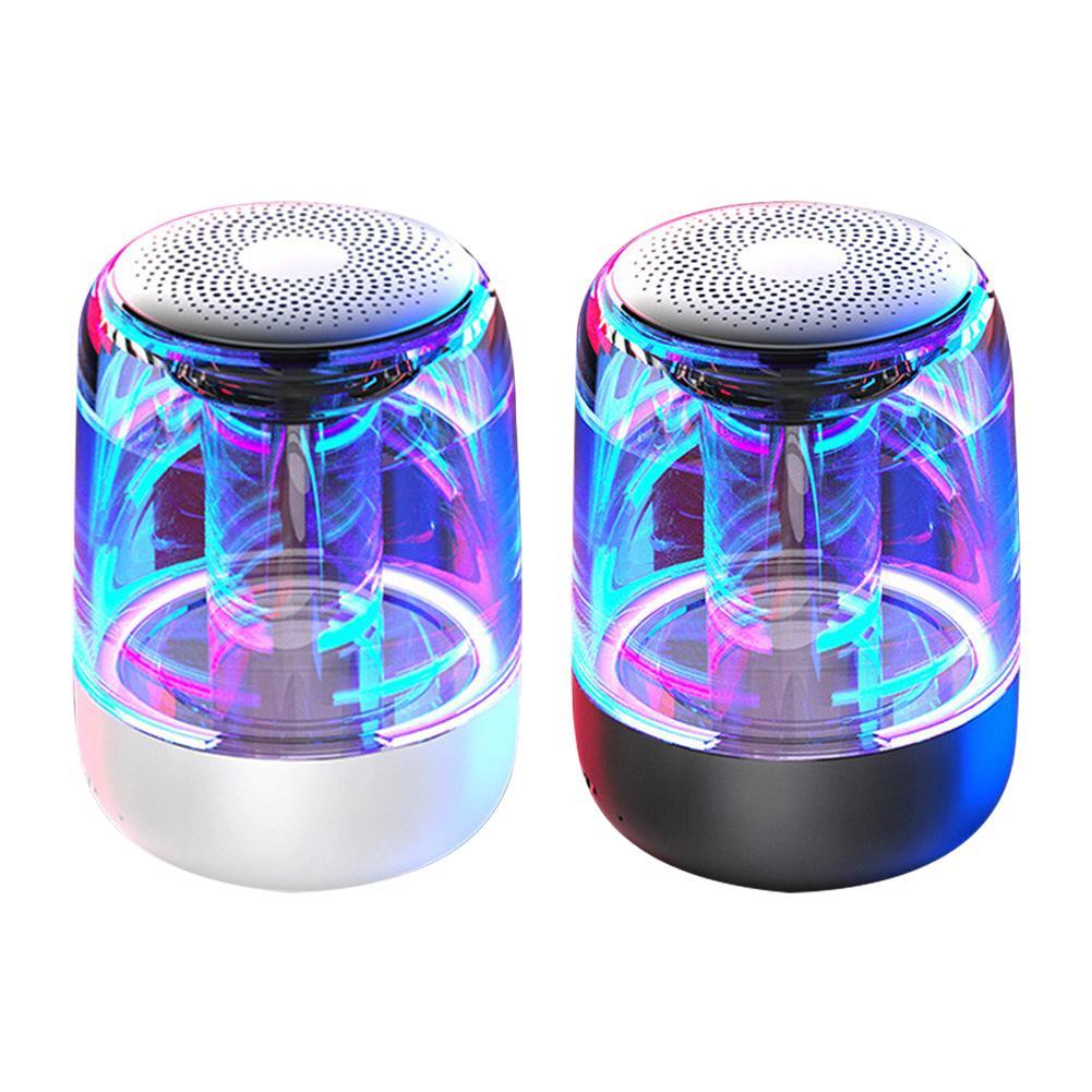 Sandsberg Bluetooth Speaker Column Wireless Bluetooth Speaker with Powerful Bass and Radio, plus Variable Colour LED Lighting.