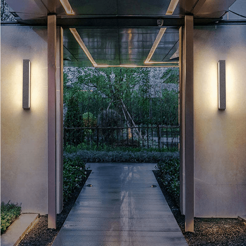 LED Outdoor Wall Light - Right Angle Design