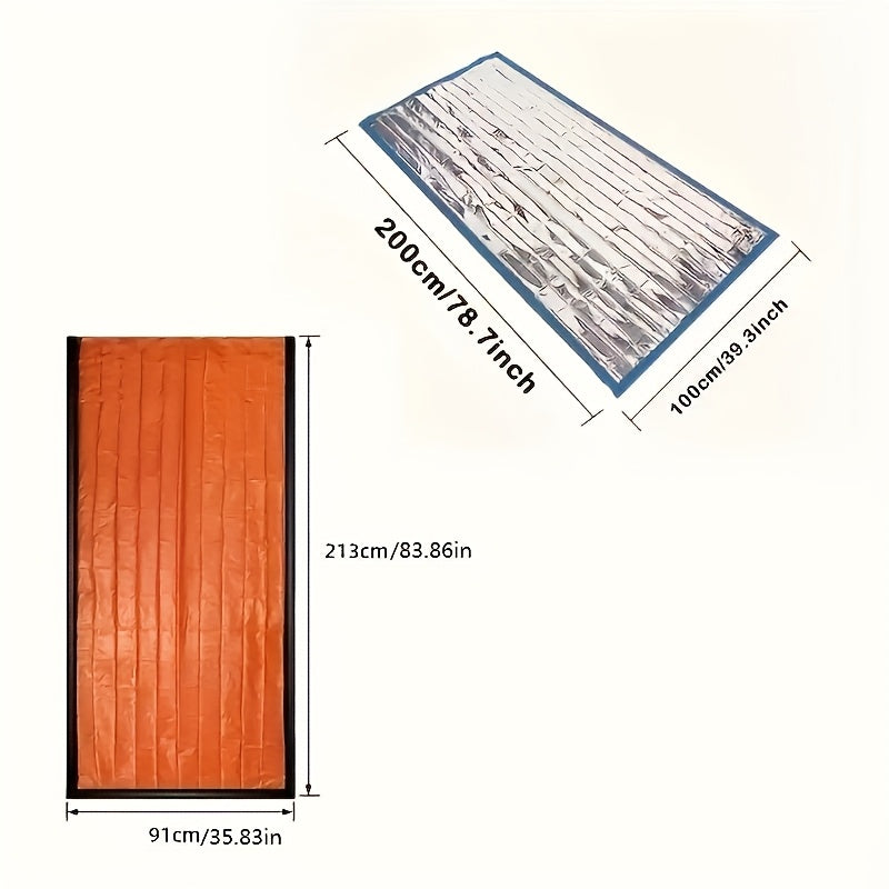 SurviveMate Emergency Survival Sleeping Bags - Waterproof Insulation for Camping