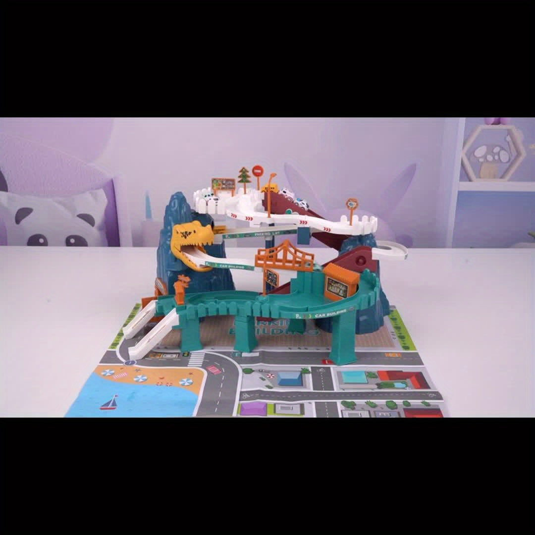 DinoRace Playset - Exciting Race Track with Dinosaur Adventure