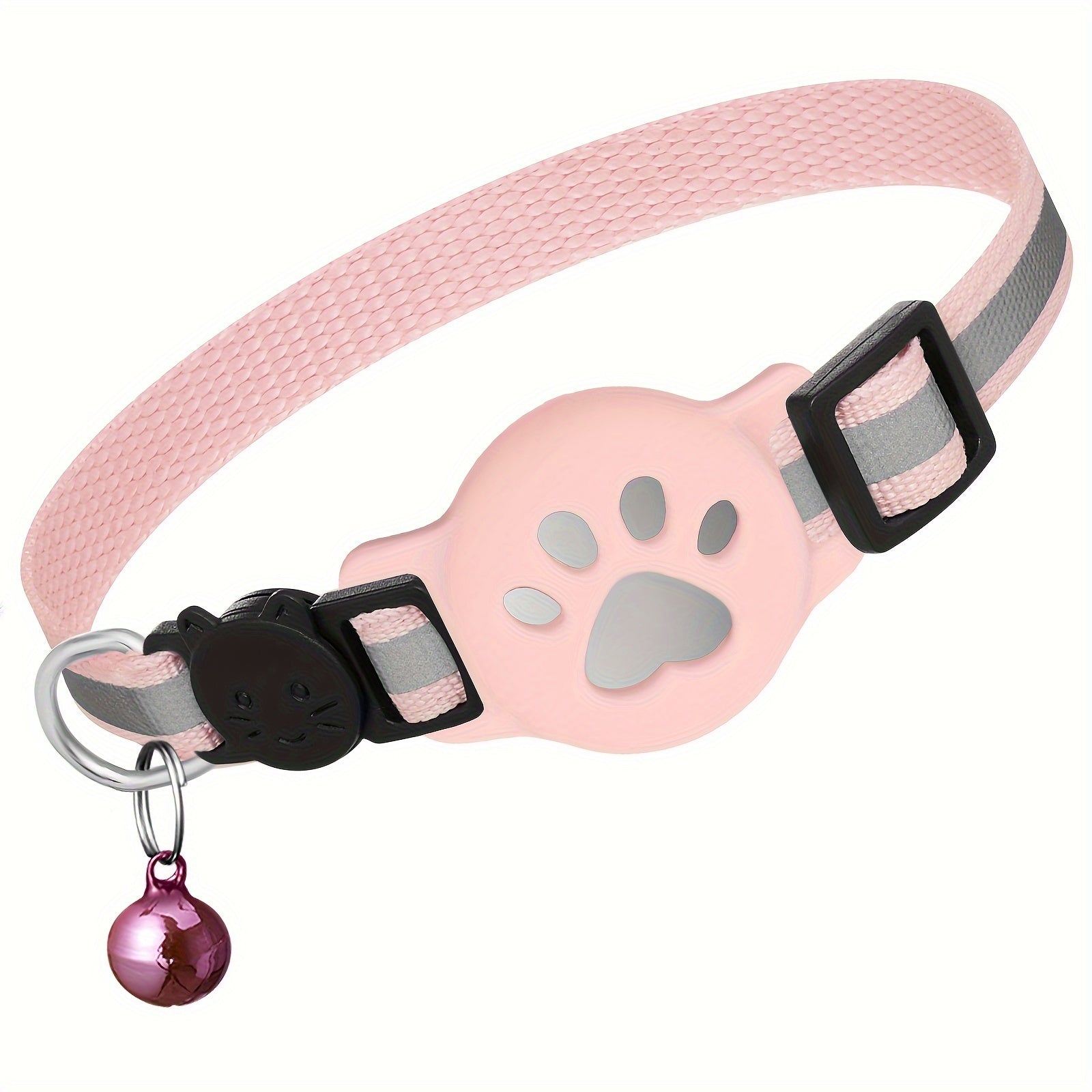 Cat Collar with Safety Buckle and Bell – Adjustable for Cats of Various Sizes