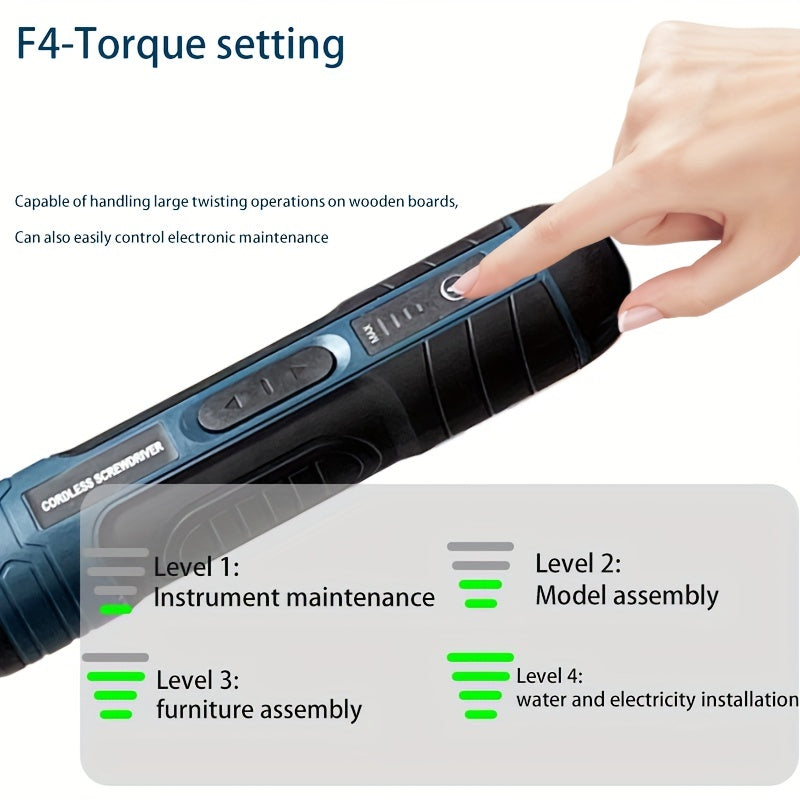 3.6V Lithium Battery Screwdriver Set – Compact and User-Friendly