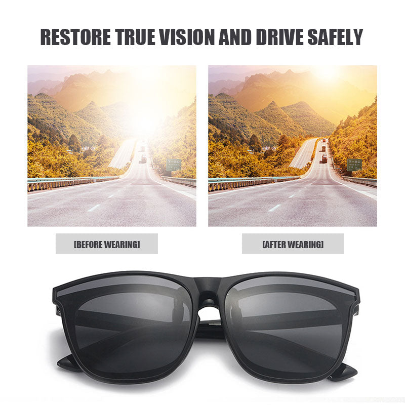 New Polarised Clip-On Folding Sunglasses