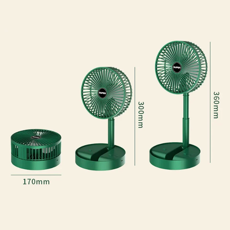 Foldable Silent Electric Desktop USB Fan