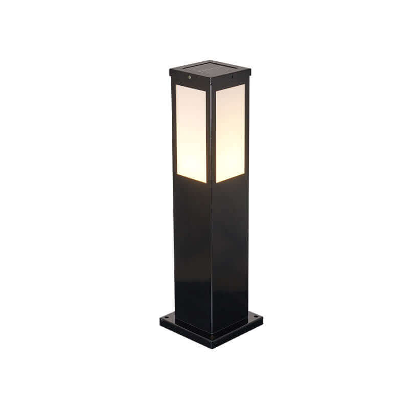 Modern Outdoor Lantern - Square LED Garden Lamp
