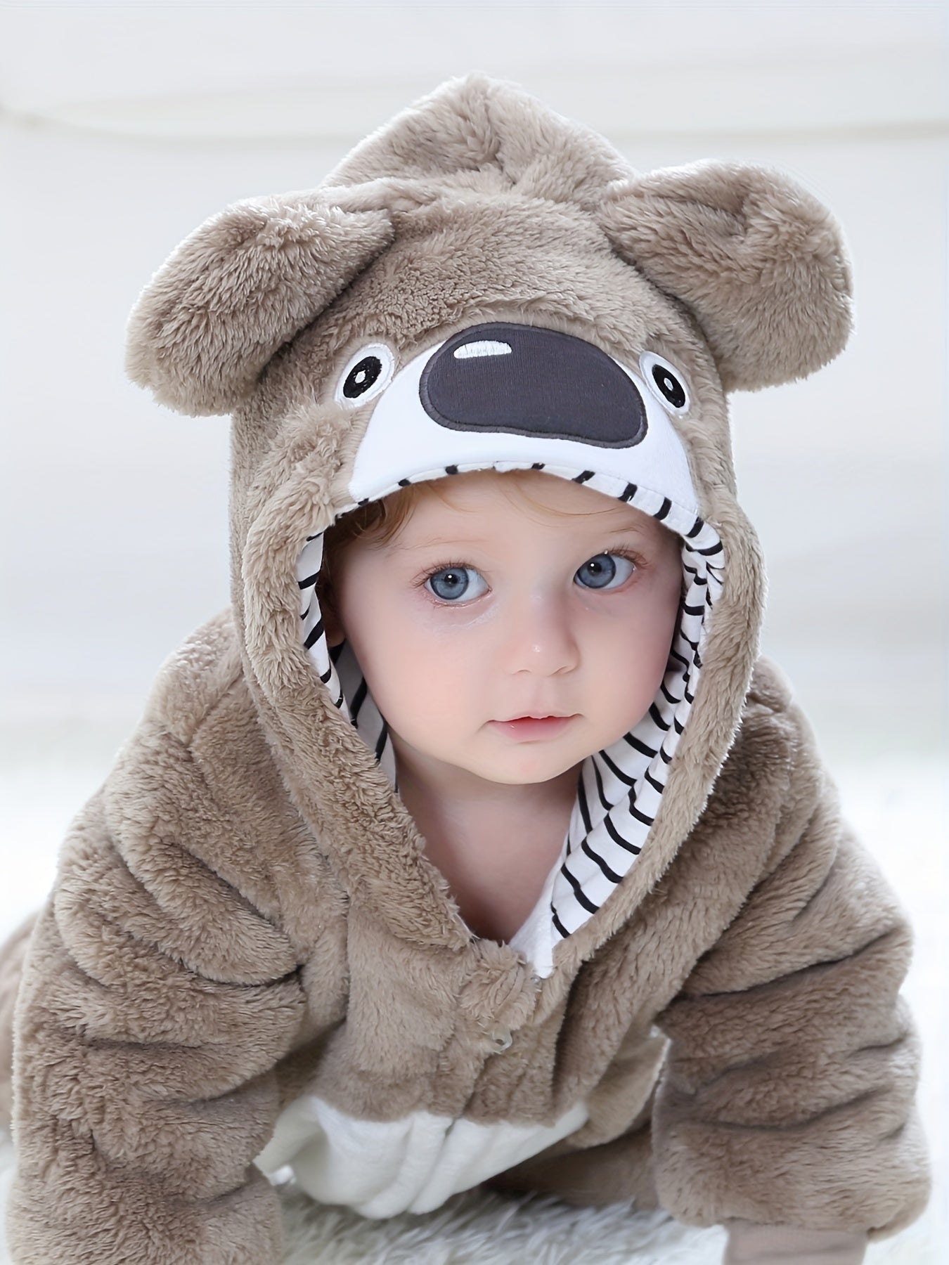 Bennie Bear Baby Romper - Warm and Cosy Jumpsuit for Outdoors