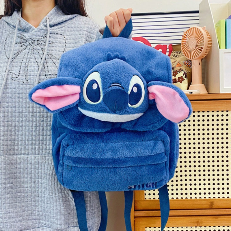 Disney Stitch Plush Backpack for Children – Cute and Durable for School and Daily Use