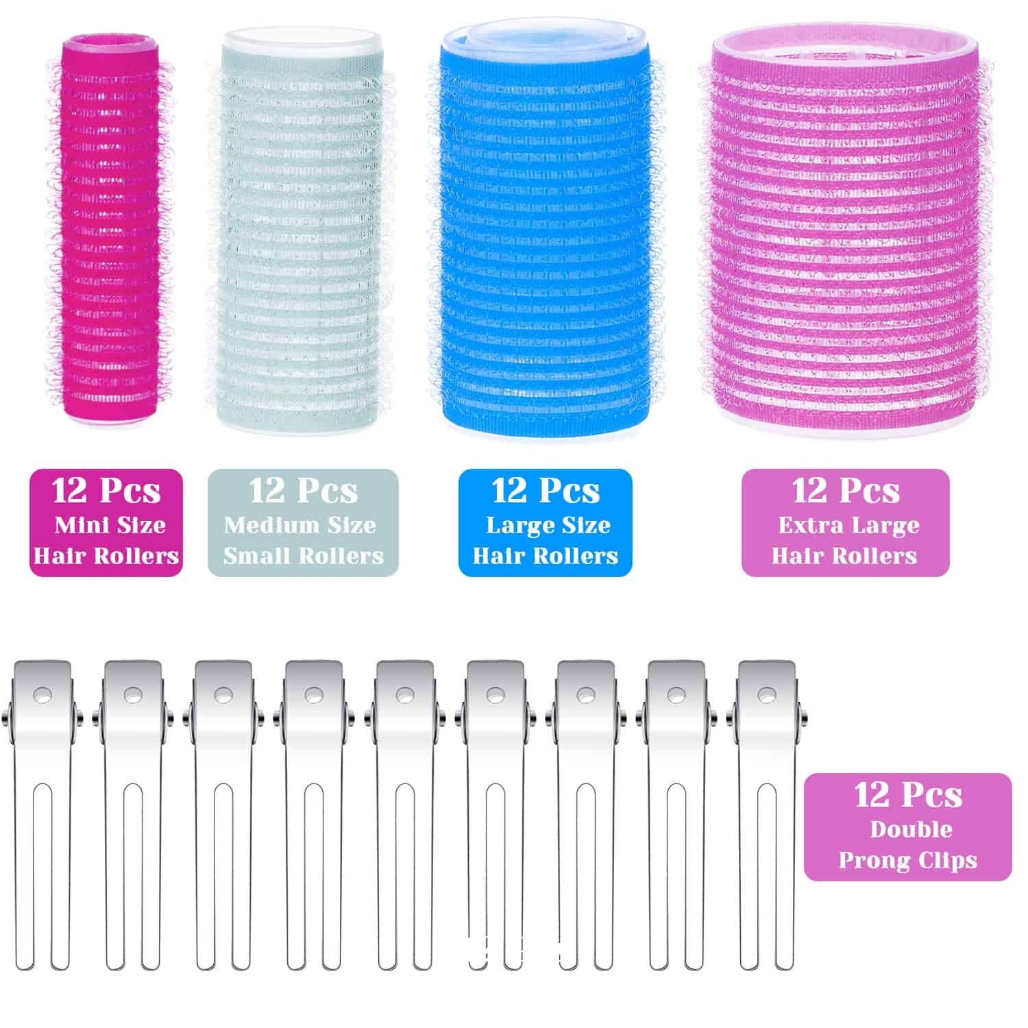 Self-Adhesive Curlers Set – Multicoloured Curlers