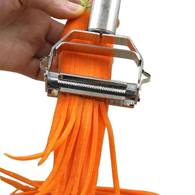 Ultra-Sharp Stainless Steel Multi-Function Vegetable Peeler & Julienne Cutter Potato Carrot Grater
