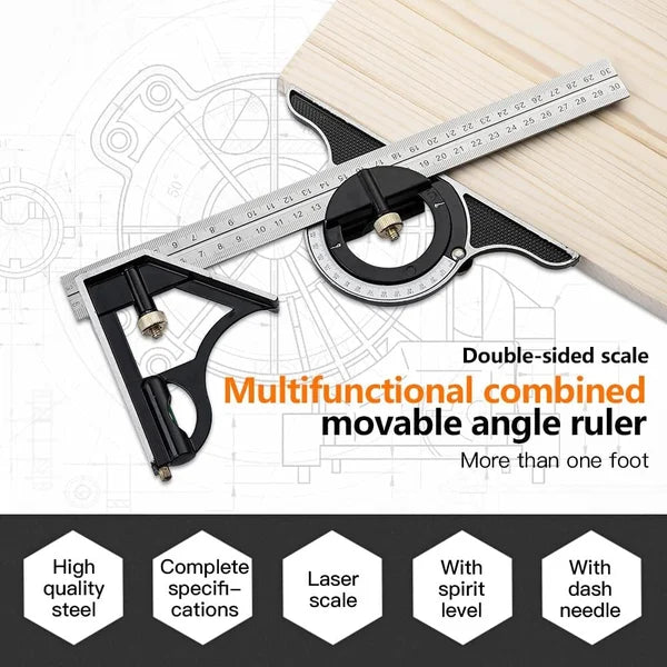 Multifunctional Combination Square Set, make your work more efficient! 💼🏃‍♂️
