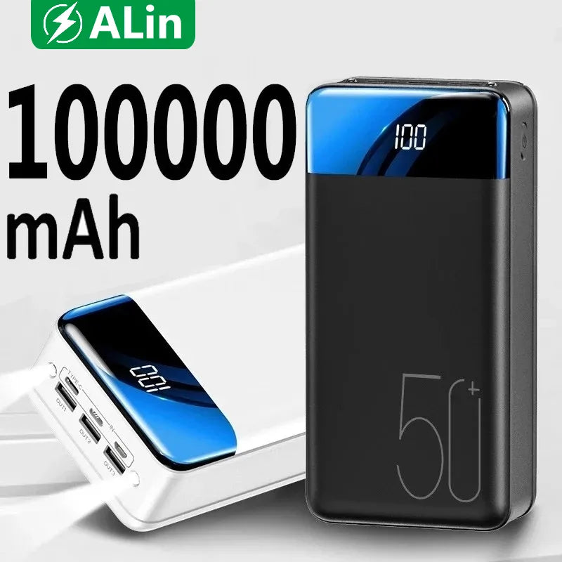 Powerful 50000 mAh Power Bank – Always Connected and Prepared