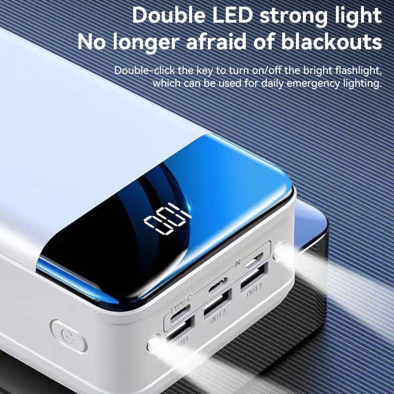 Powerful 50000 mAh Power Bank – Always Connected and Prepared