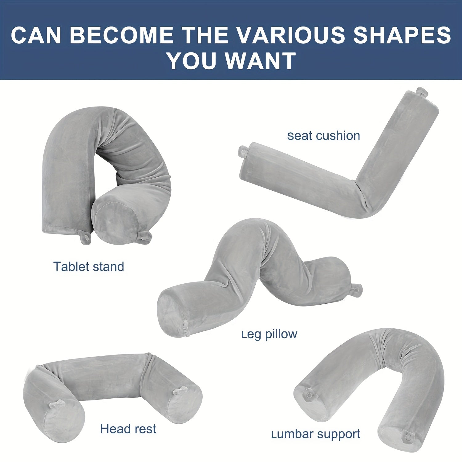 TravelEase Adjustable Travel Neck Pillow – Support and Comfort
