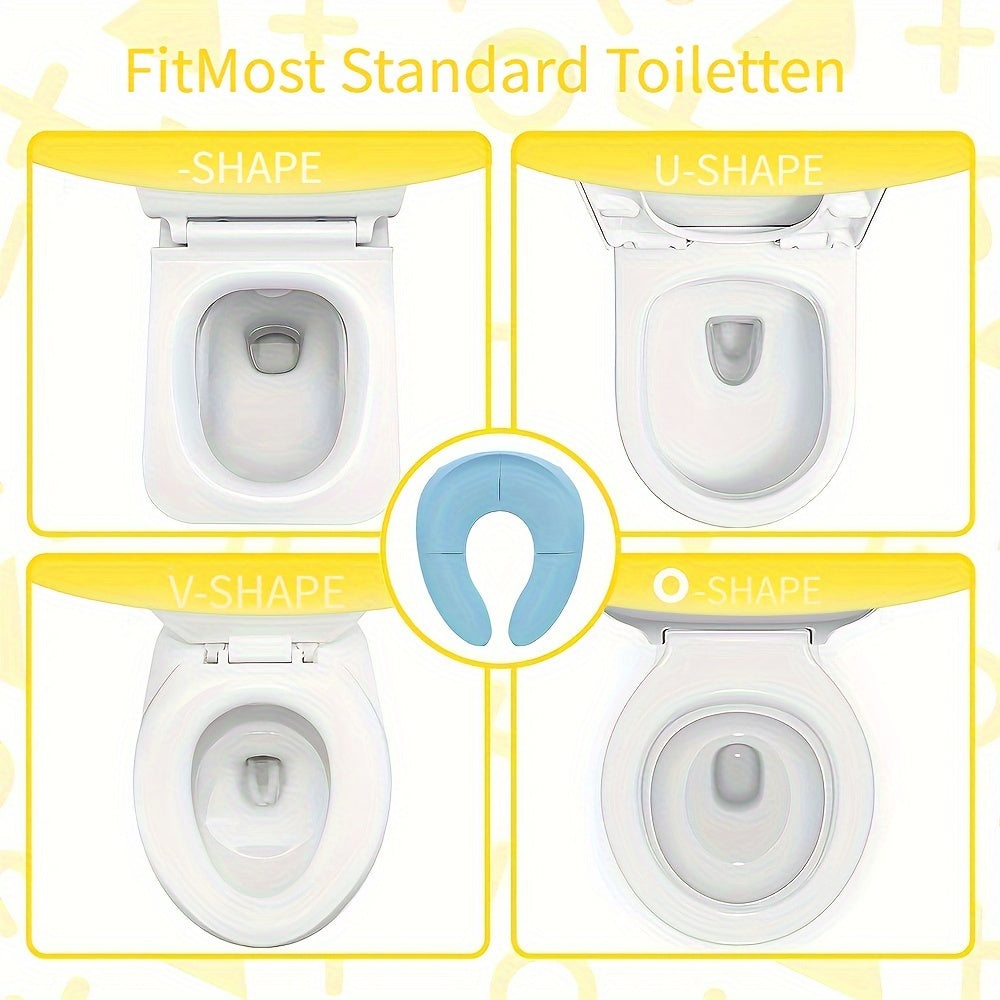 Travel-Friendly Potty Seat for Children – Portable and Non-Slip for Easy Toilet Use