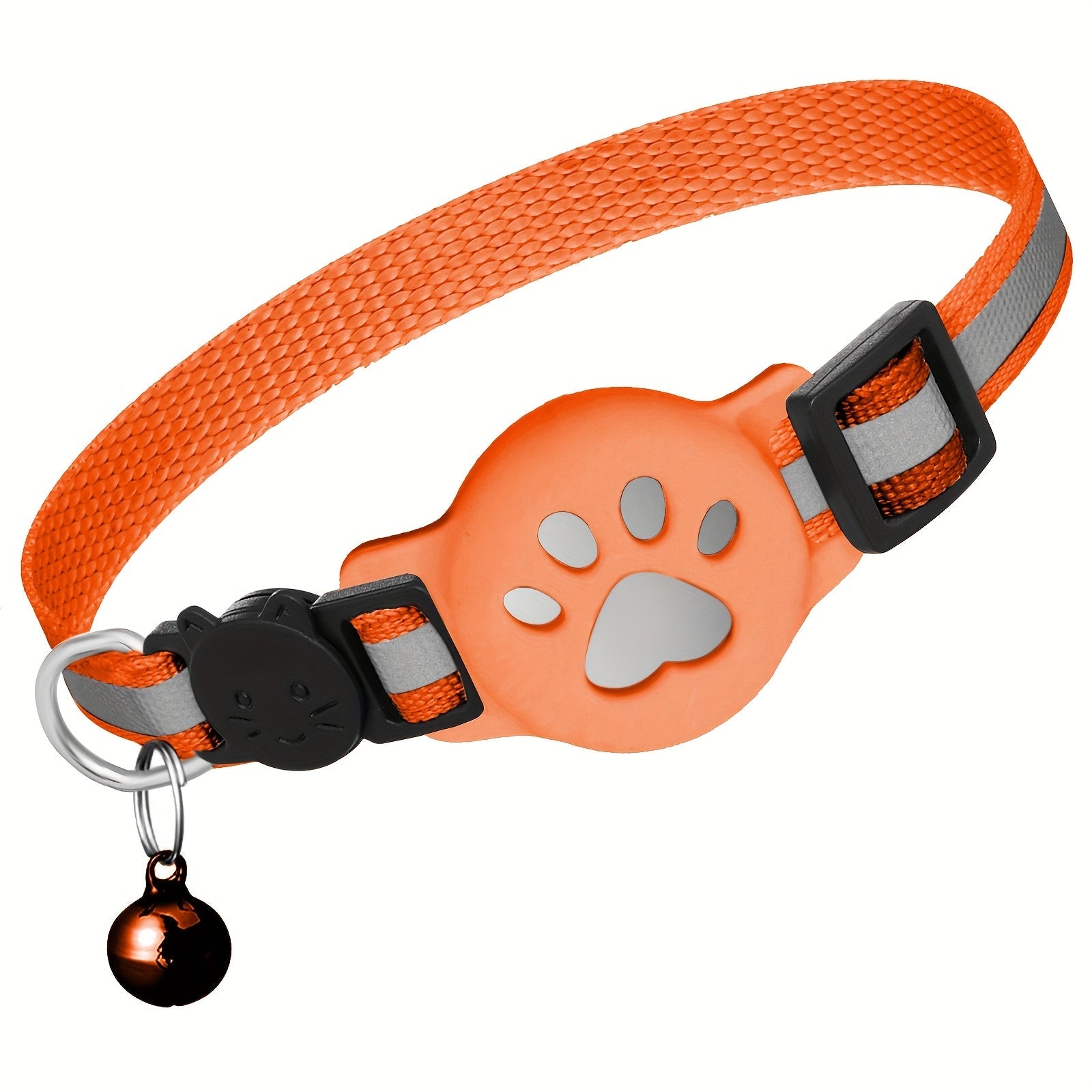 Cat Collar with Safety Buckle and Bell – Adjustable for Cats of Various Sizes