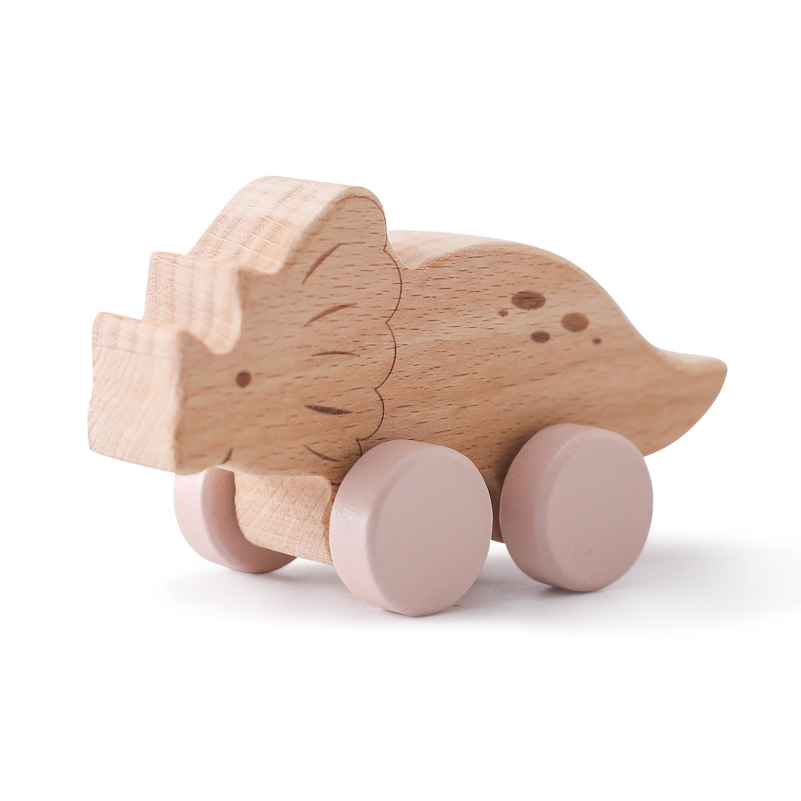 Wooden Dinosaur with Wheels for Children – Buy 1, Get 1 Free Promotion