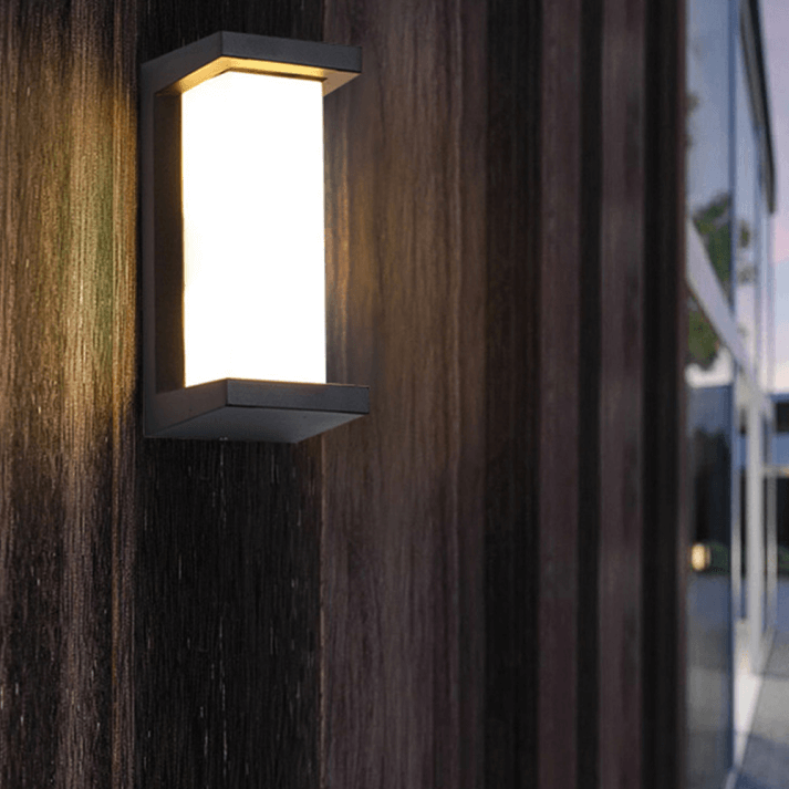 Modern Outdoor Wall Lamp Black-White - Garden Lighting