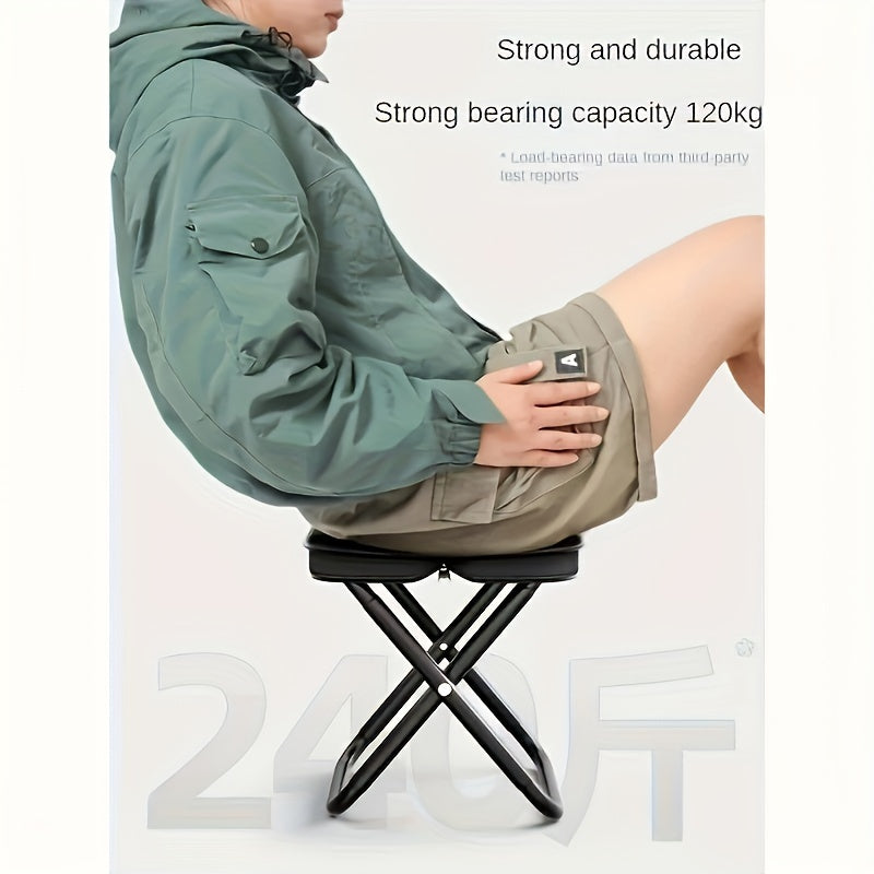 Foldable Chair with Handle - Easy to Take Along for Outdoor Adventures