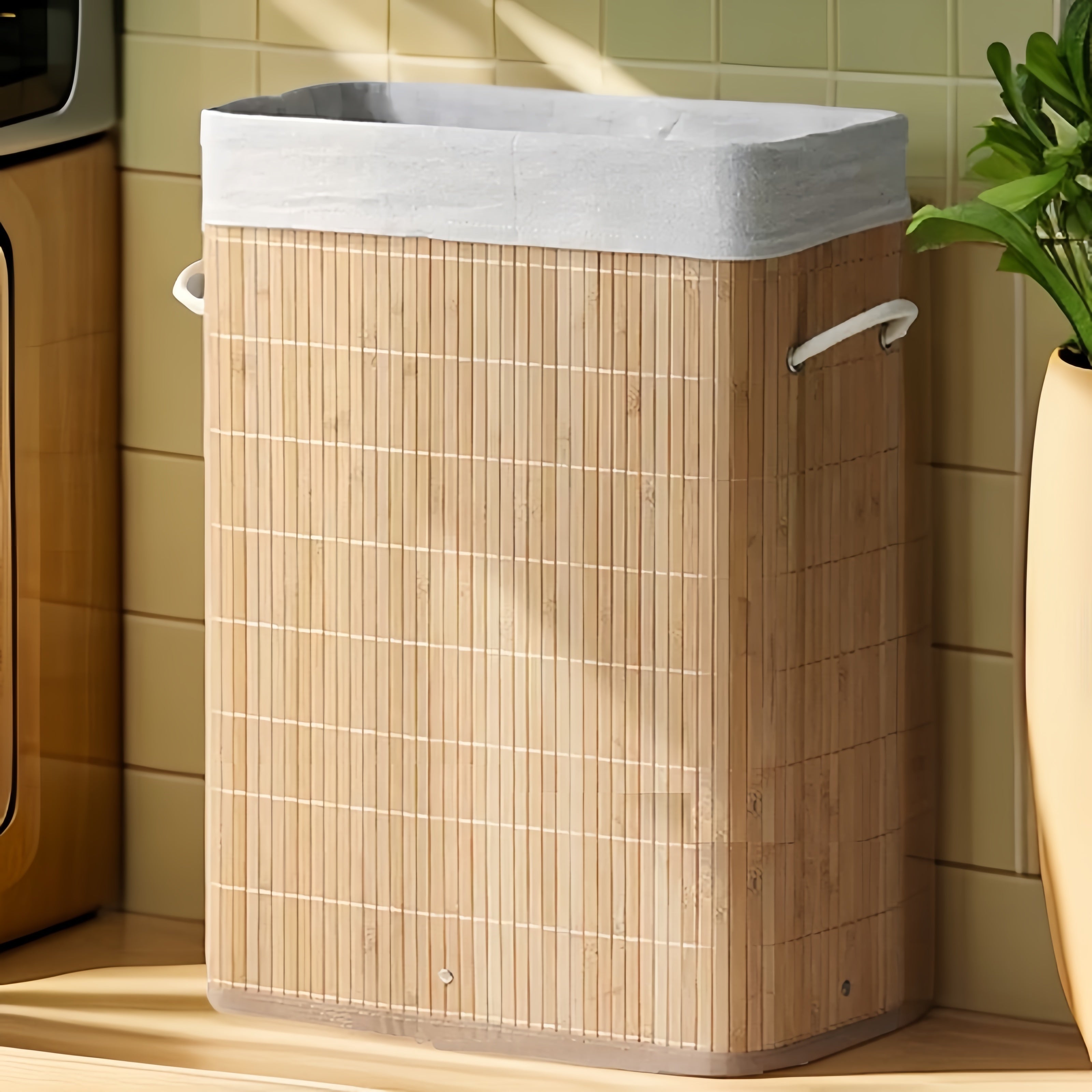 Bamboo Woven Storage Basket - Sustainable and Practical for Every Room