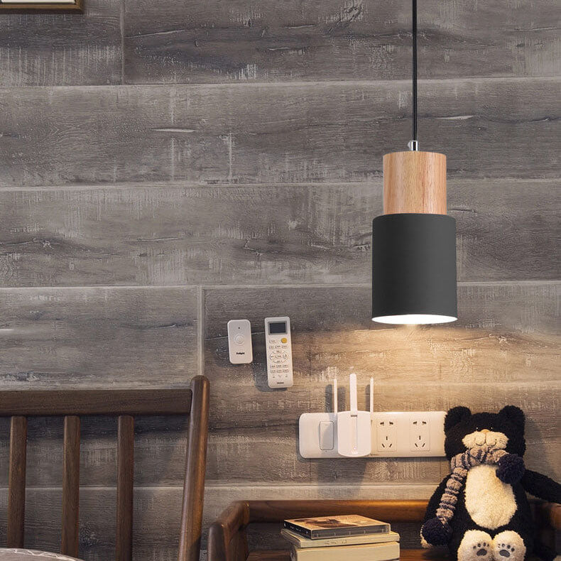 Minimalistic LED Cylinder Pendant Light – NordicGlow