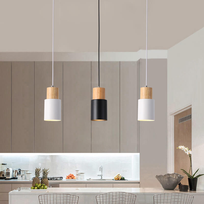 Minimalistic LED Cylinder Pendant Light – NordicGlow