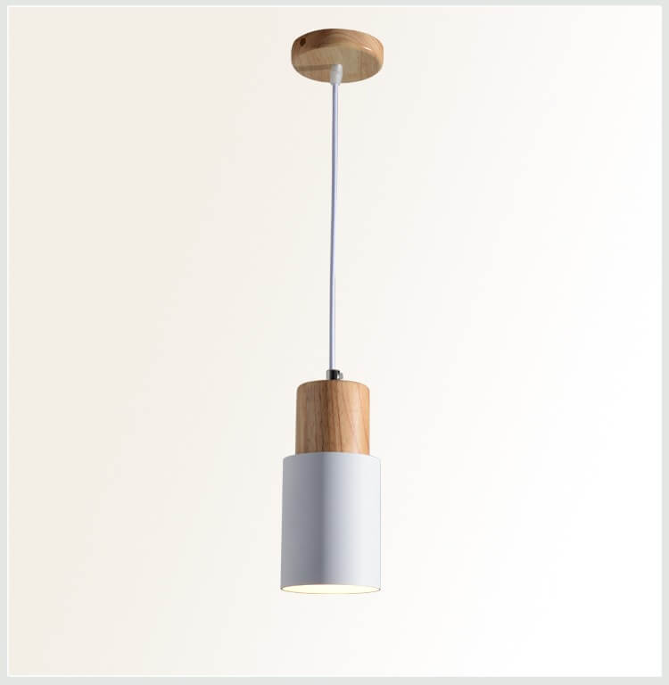 Minimalistic LED Cylinder Pendant Light – NordicGlow
